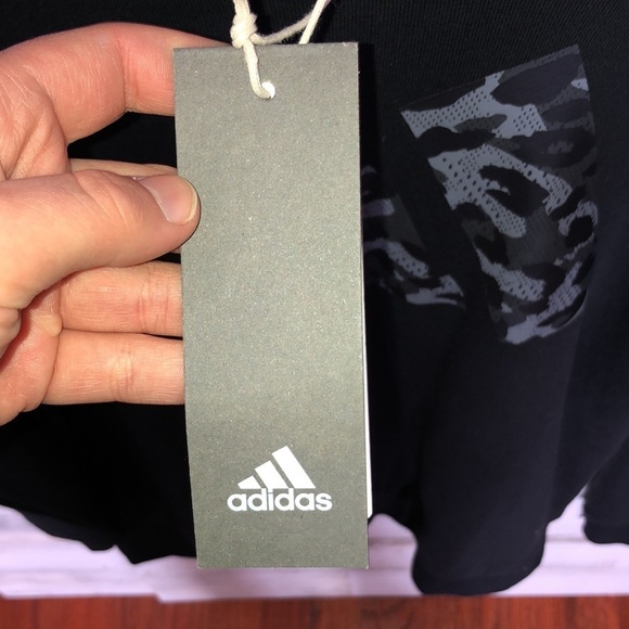 NWT Adidas future icons oversized pullover hoodie black and gray sweatshirt XS​​ - Picture 6 of 13